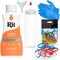 Rit Dye Liquid Tangerine All-Purpose Dye 8oz, Pixiss Tie Dye Accessories Bundle